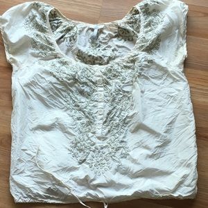 🌻3/$10🌻Joie 💯silk embroidered top
